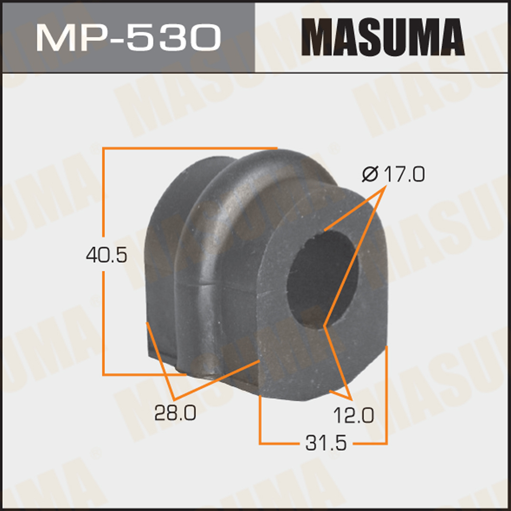 Втулка стабилизатора /rear/ Vannete C24 4 | зад | - Masuma MP530