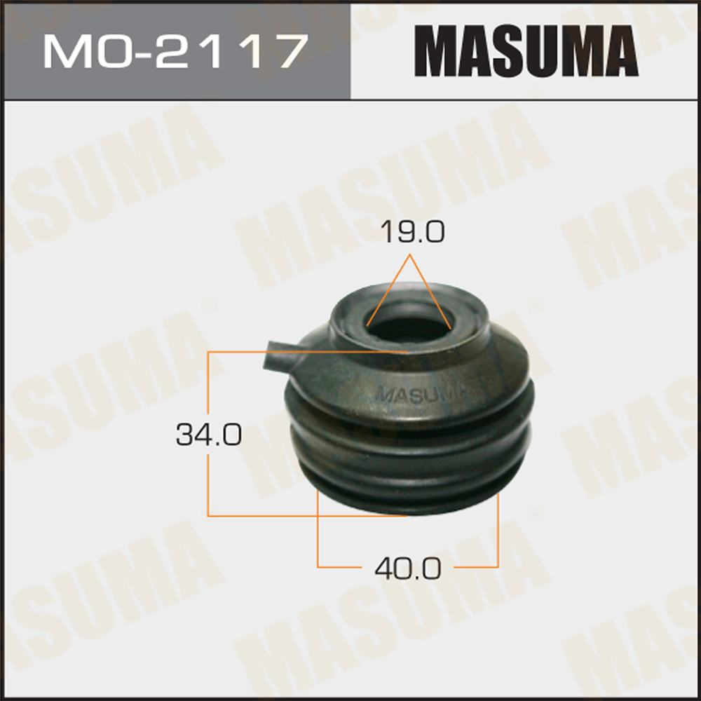 Пыльник шаровой опоры 19x40x34 (уп. 10шт) - Masuma MO-2117