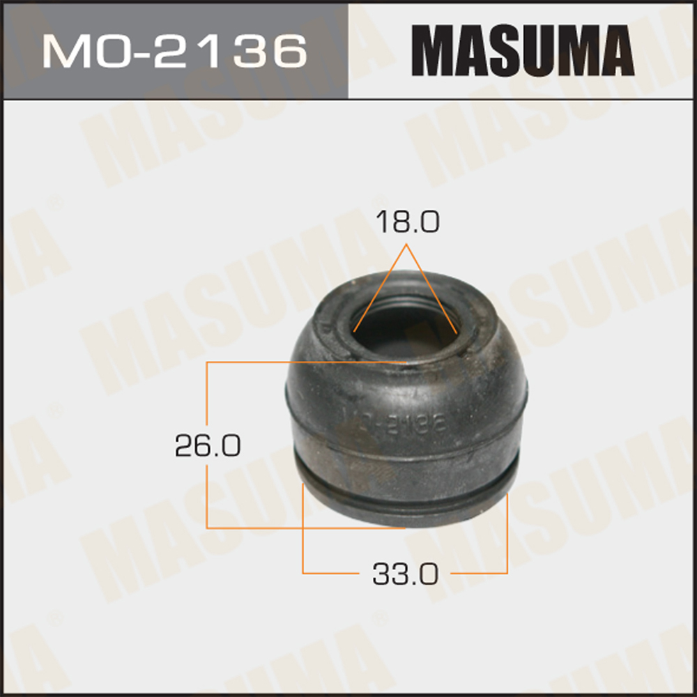 Пыльник шаровой опоры 18x33x26 (уп. 10шт) - Masuma MO-2136