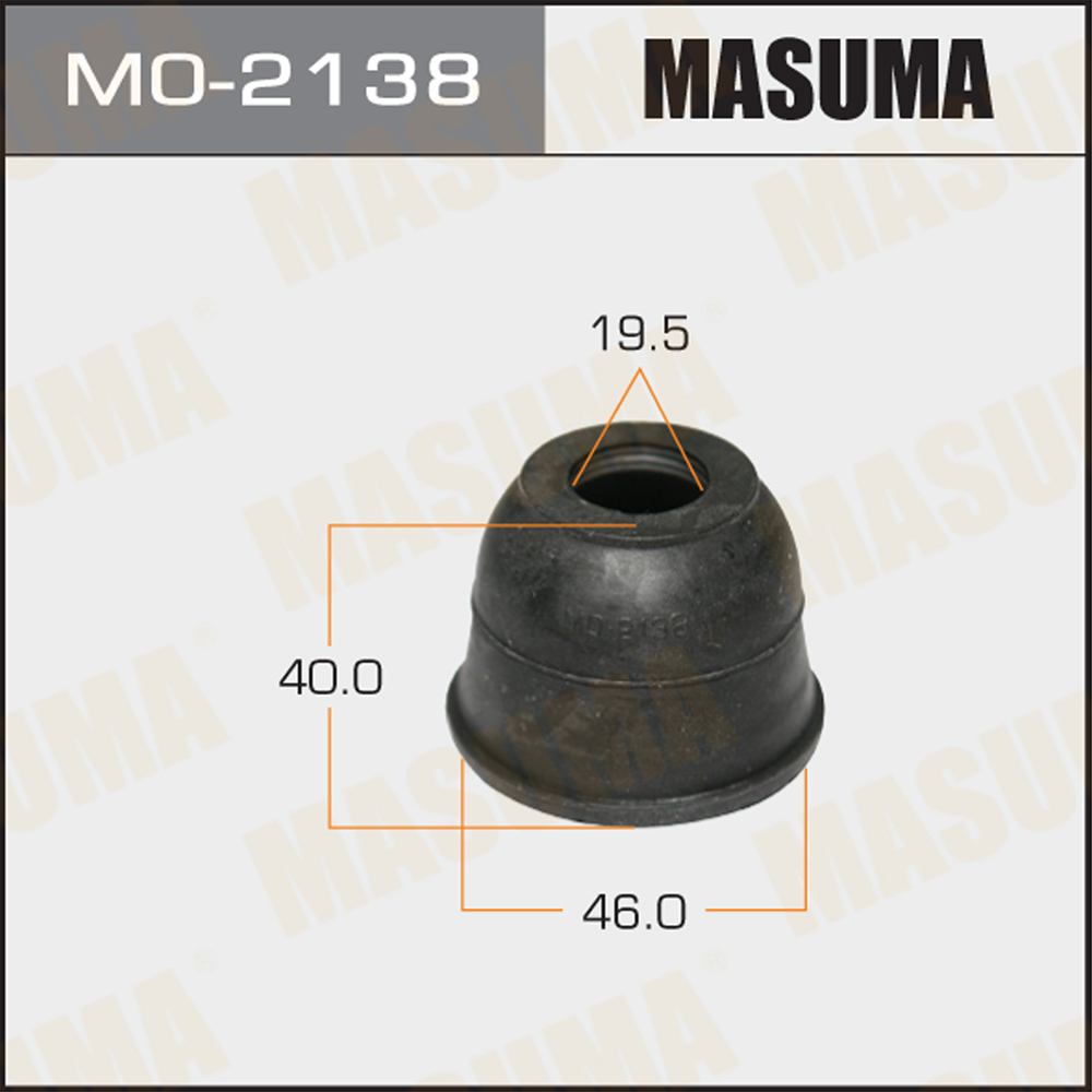 Пыльник шаровой опоры 19.5x46x40 (уп. 10шт) - Masuma MO-2138