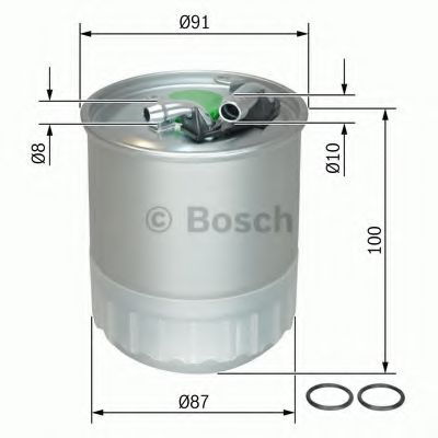 Фильтр топливный - Bosch F 026 402 056