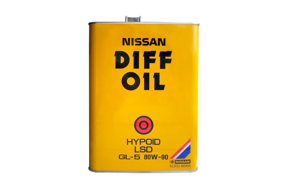 Масло трансмиссионное минеральное 80w90 gl-5 LSD 4л - Nissan KLD31-80904-EU