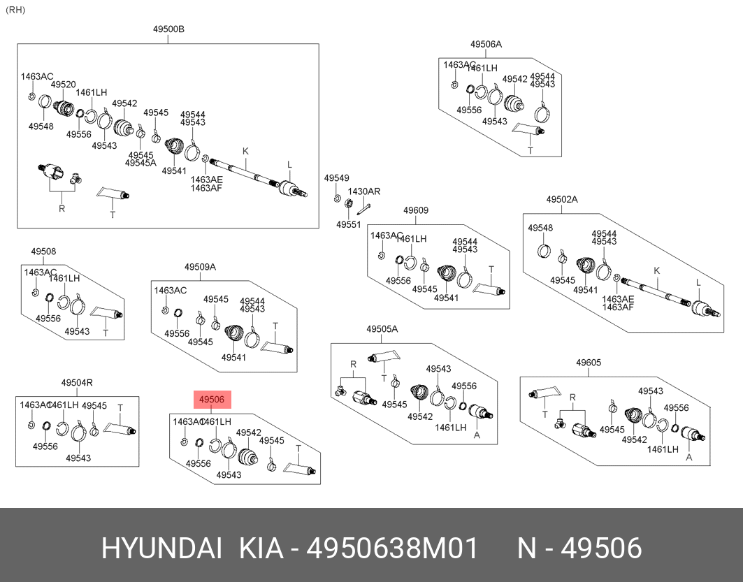 Пыльник ШРУСа - Hyundai/Kia 49506-38M01