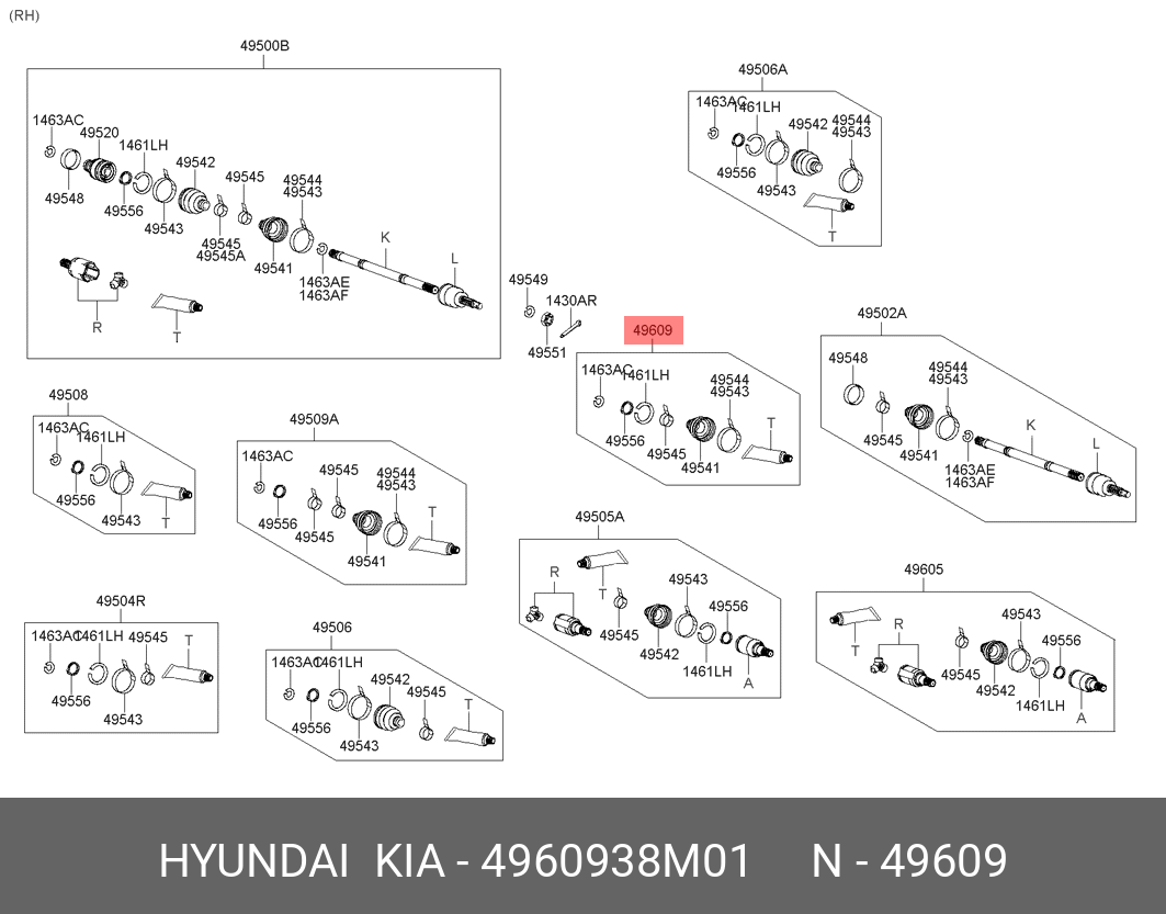 Пыльник ШРУСа - Hyundai/Kia 49609-38M01