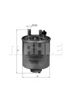 Фильтр топливный - Knecht KL 638