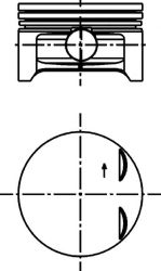 Поршень - Kolbenschmidt 40 383 600