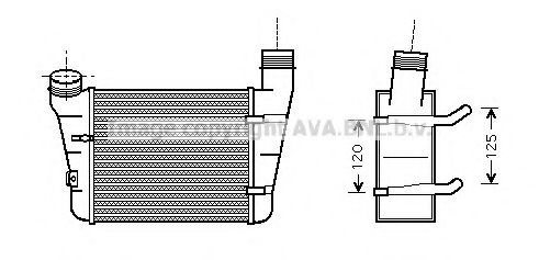 Радиатор кондиционера - AVA AIA4221