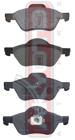 Колодки тормозные дисковые передние - Akyoto AKD-0204
