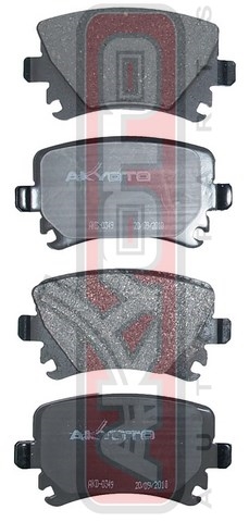 Колодки тормозные дисковые задние - Akyoto AKD-0349