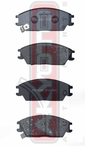 Колодки тормозные дисковые передние - Akyoto AKD-1003
