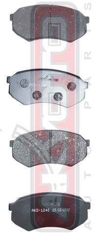 Колодки тормозные дисковые передние - Akyoto AKD-1246