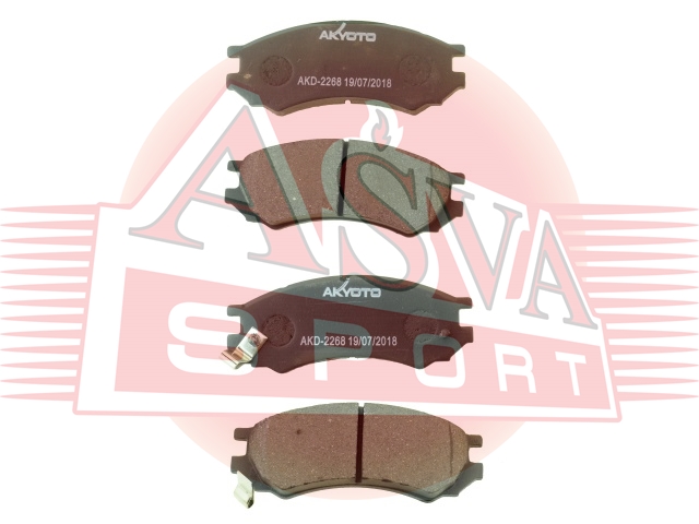 Колодки тормозные дисковые передние - Akyoto AKD-2268
