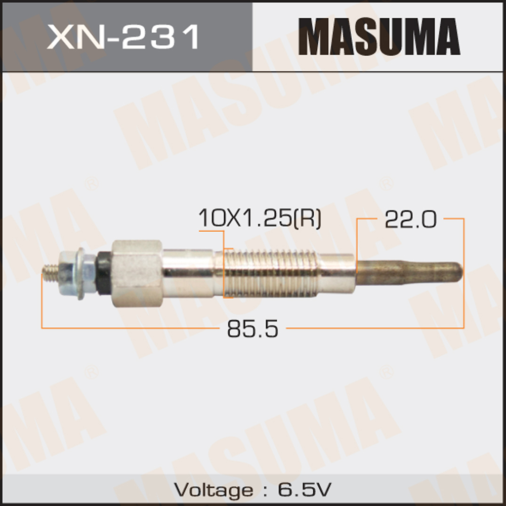 Свеча накаливания - Masuma XN231