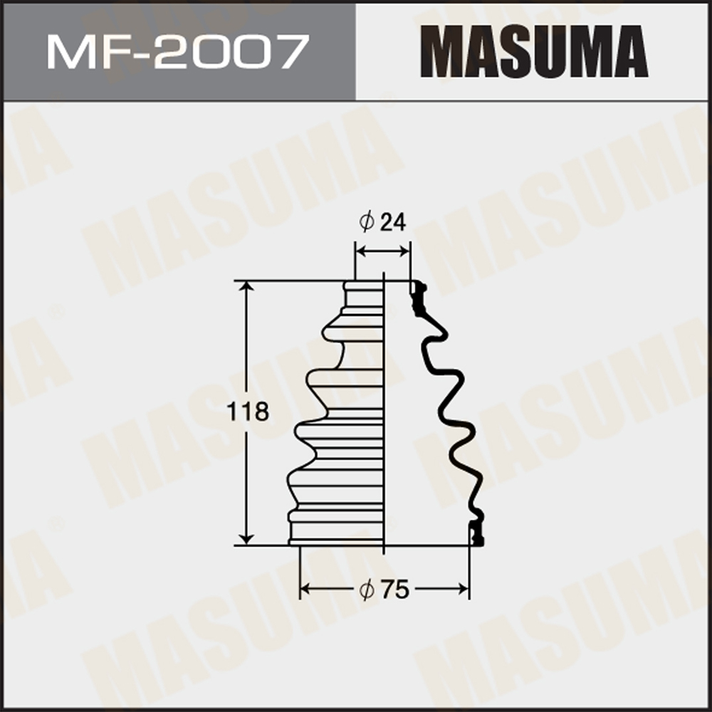 Пыльник ШРУСа Masuma                MF-2007