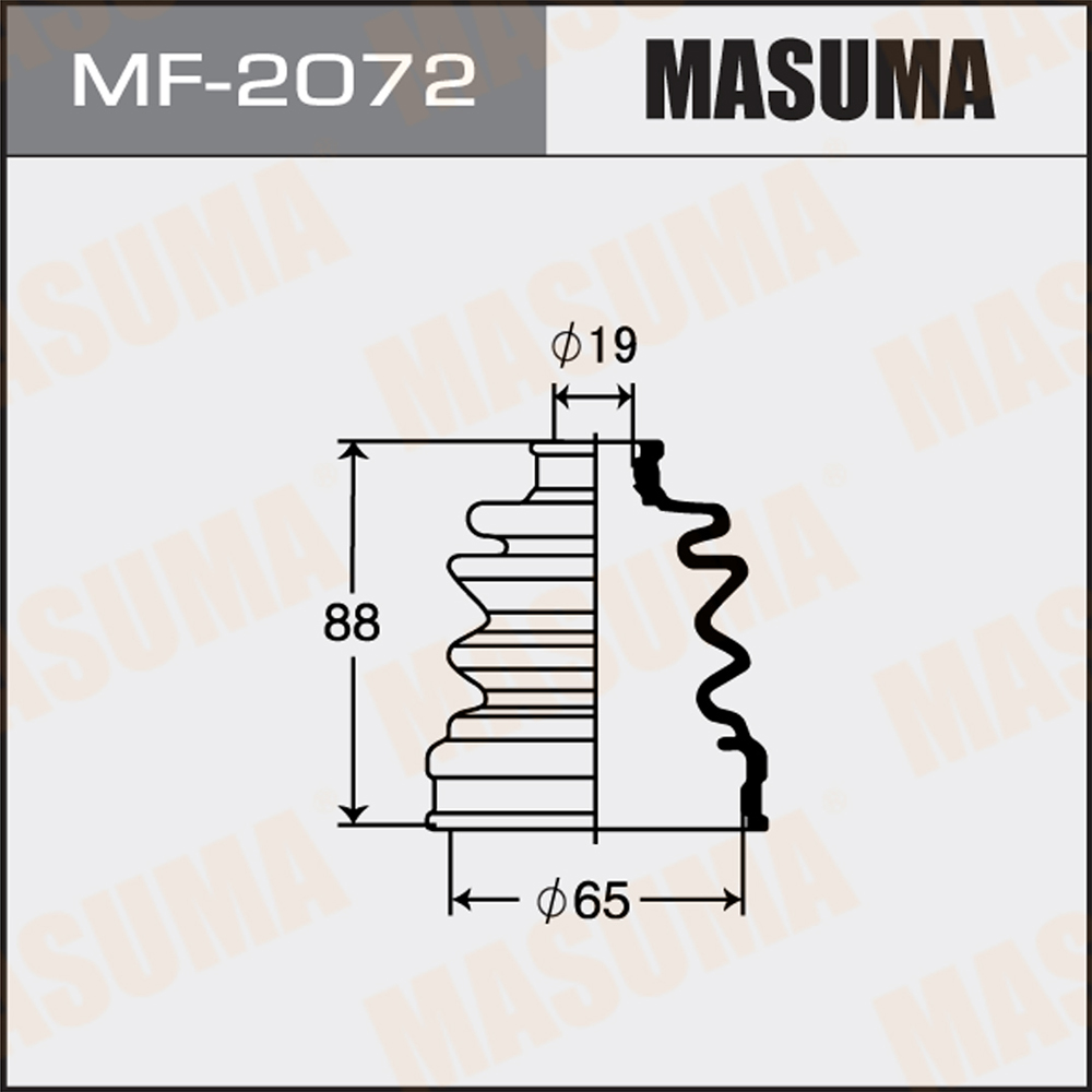 Пыльник ШРУСа - Masuma MF-2072