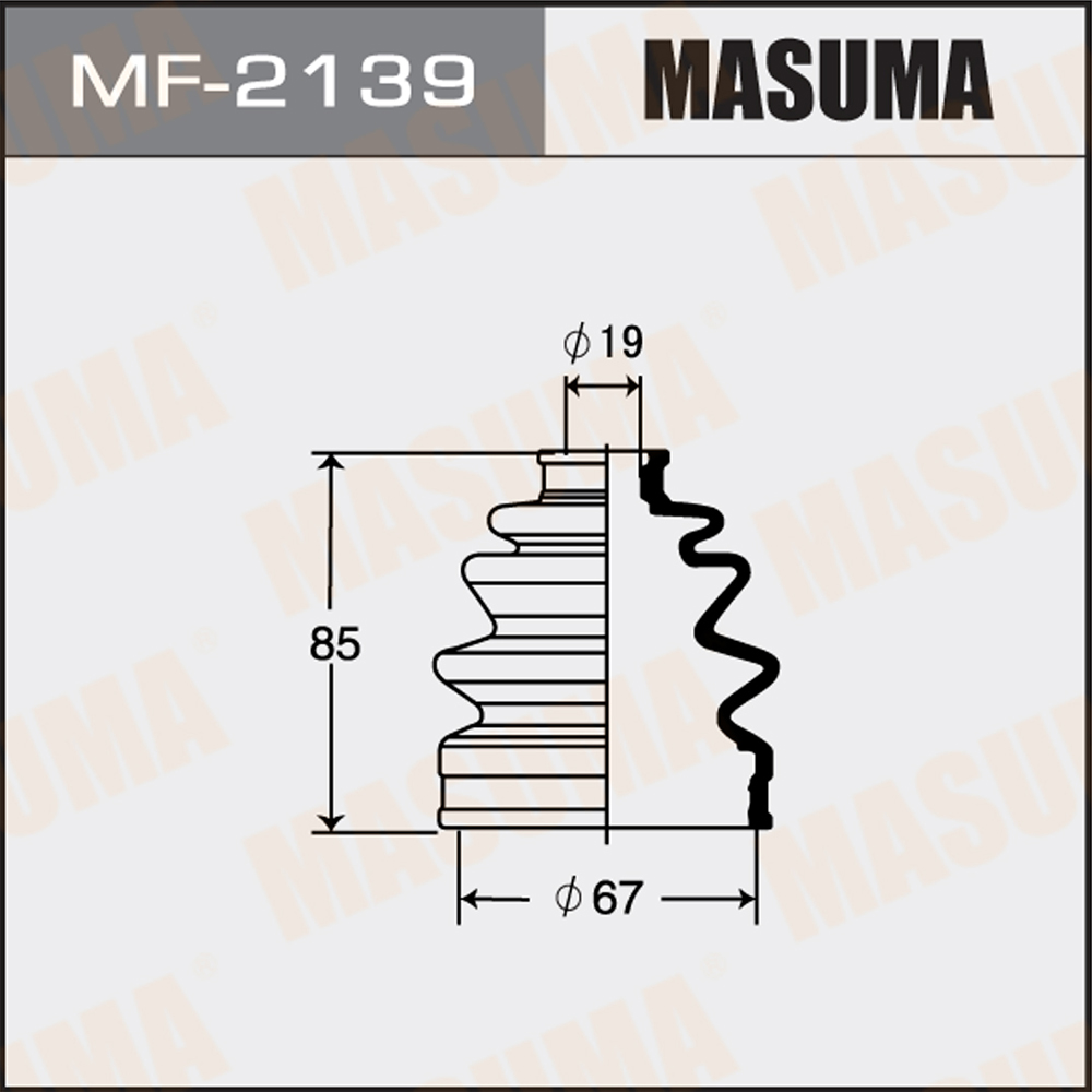 Пыльник ШРУСа Masuma                MF-2139