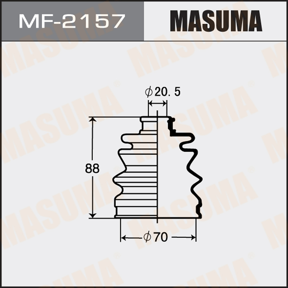 Пыльник ШРУСа Masuma                MF-2157