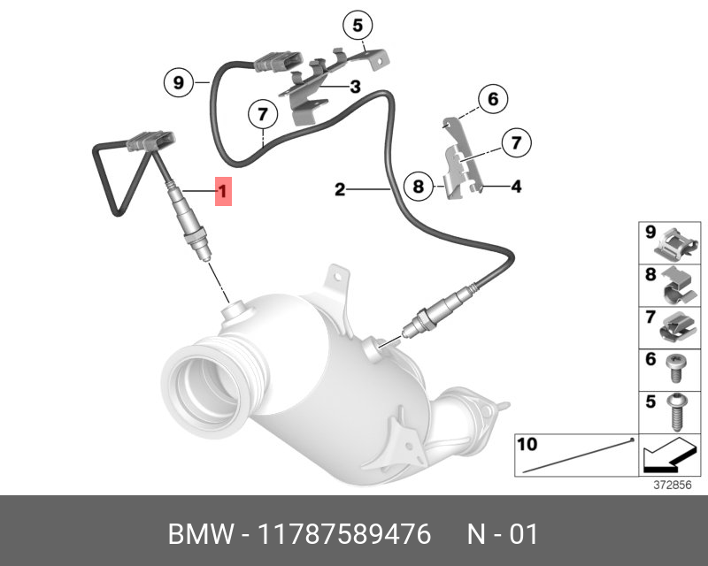 Датчик - BMW 11 78 7 589 476