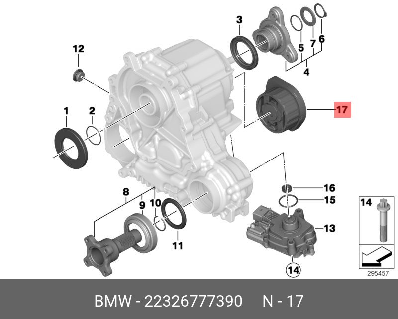 Резинометаллический шарнир - BMW 22 32 6 777 390