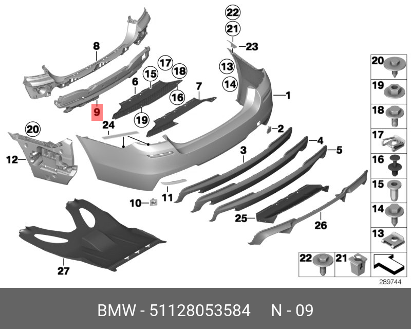 M3 Style Front Bumper (F80) for 2012-19 BMW 3-Series F30