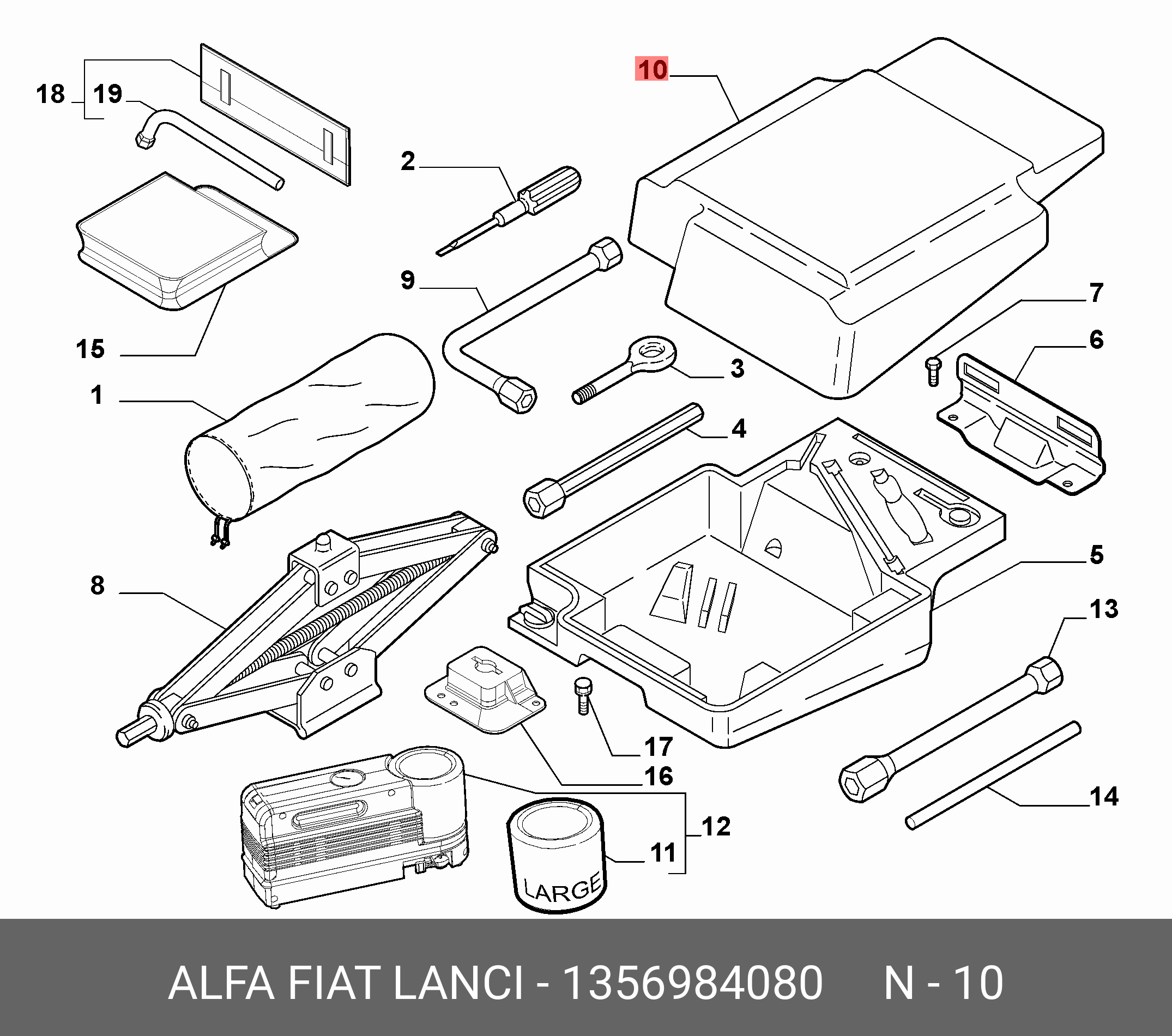 Подушка двигателя l Ducato, Boxer 2.2-2.3d  06г.- - Fiat/Alfa/Lancia 1 356 984 080