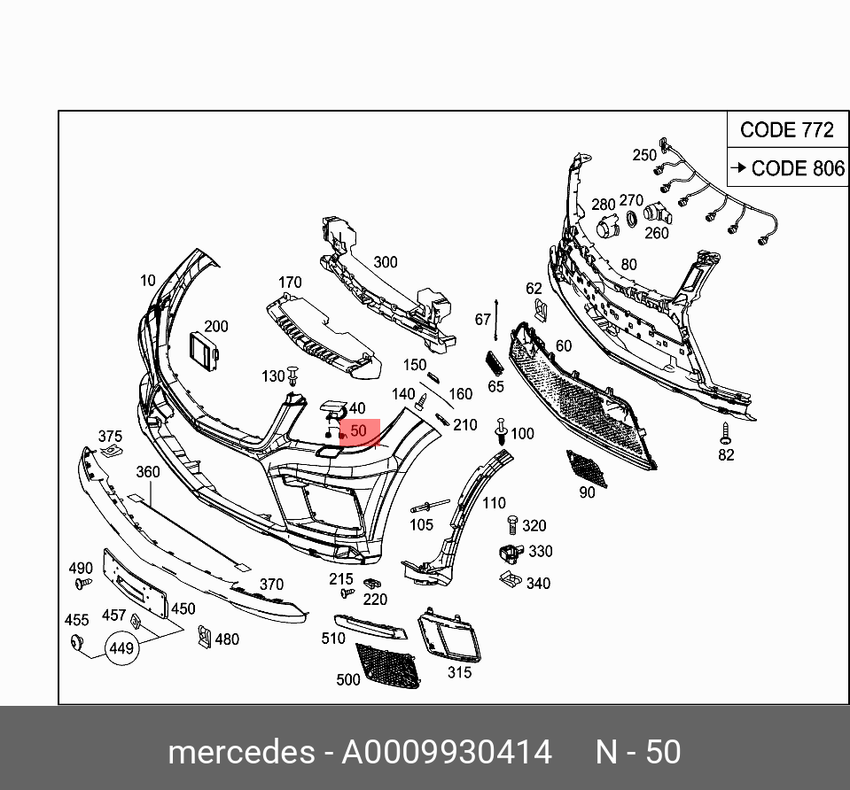 Пружина - Mercedes A 000 993 04 14