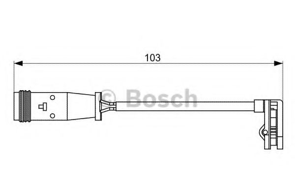 Датчик износа тормозных колодок  - Bosch 1 987 473 037