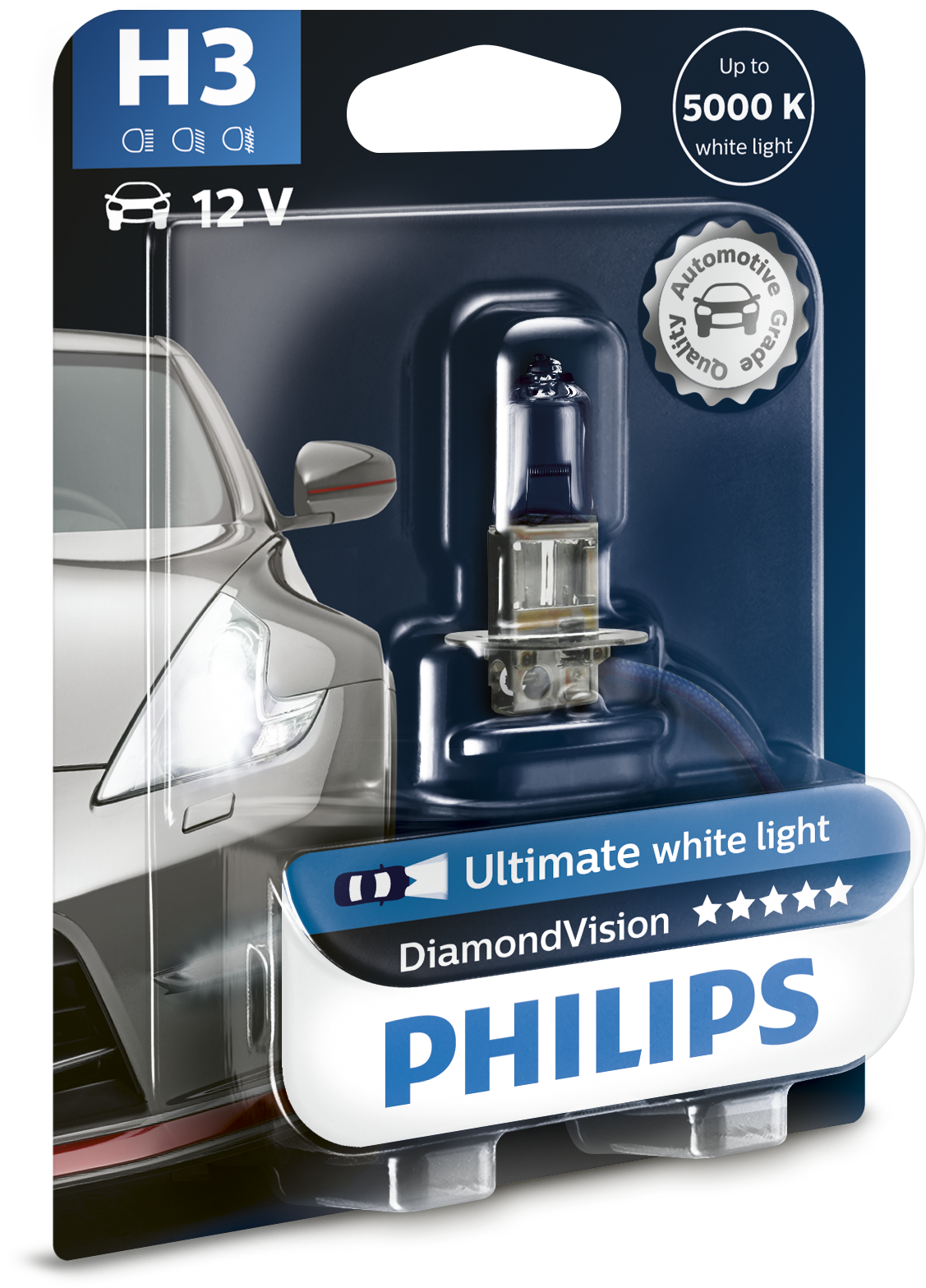Лампа H3 12336 DV 12V 55W B1 - Philips 12336DVB1