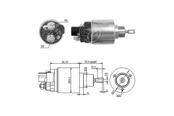Втягивающее реле  - ERA ZM978