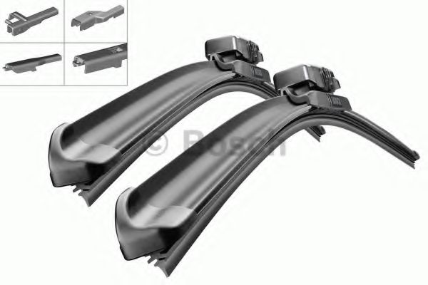 Комплект щеток стеклоочистителя аэротвин multi-clip 650мм/480мм   - Bosch 3 397 007 467