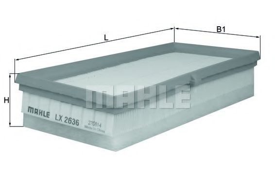 Фильтр воздушный - Knecht LX 2636