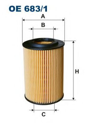 Фильтр масляный honda - FILTRON OE683/1
