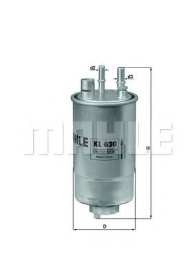 Фильтр топливный - Knecht KL 630
