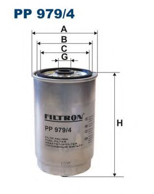 Фильтр топливный hyundai - FILTRON PP979/4