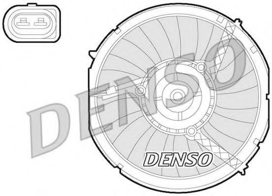 Вентилятор радиатора - Denso DER02003