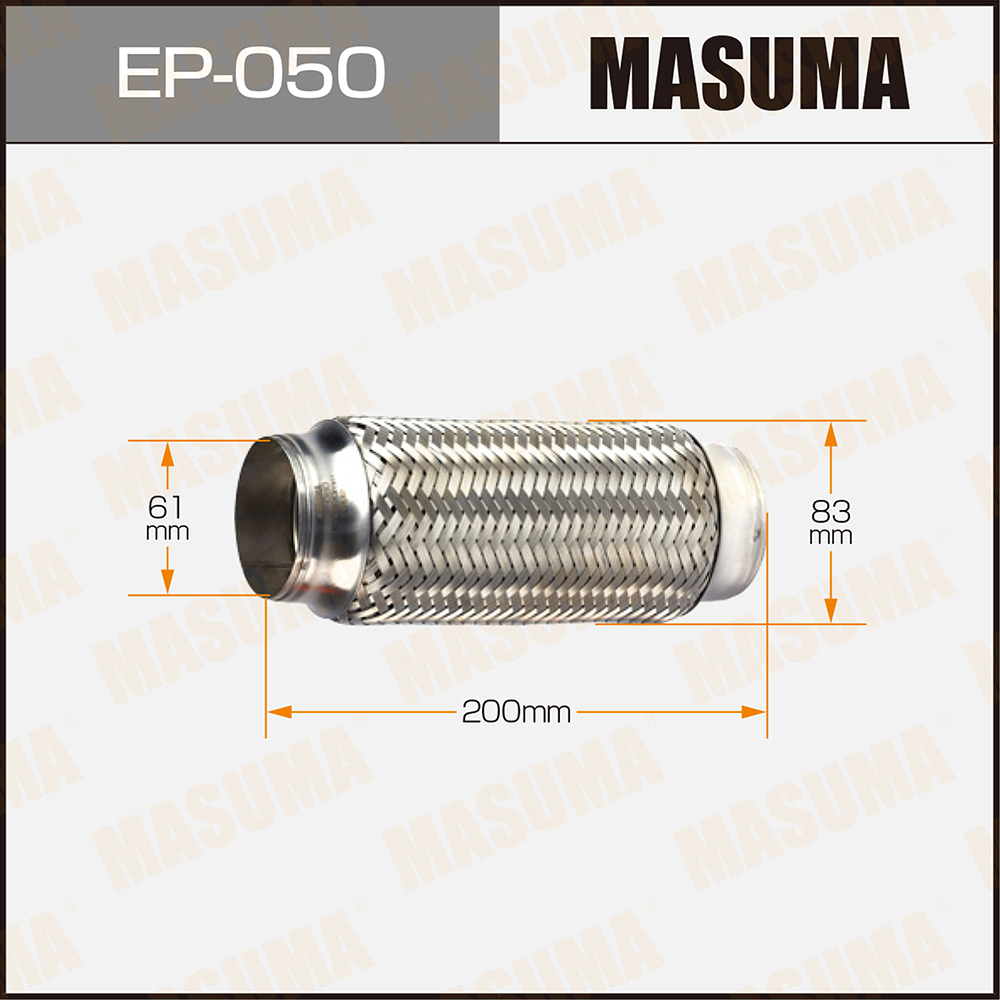 Гофрированная труба выхлопной системы - Masuma EP-050