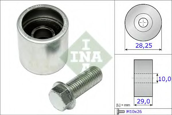 Ролик промежуточный ремня ГРМ - INA 532 0714 10