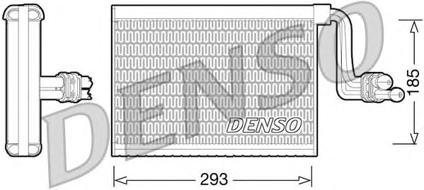 Испаритель кондиционера - Denso DEV05002