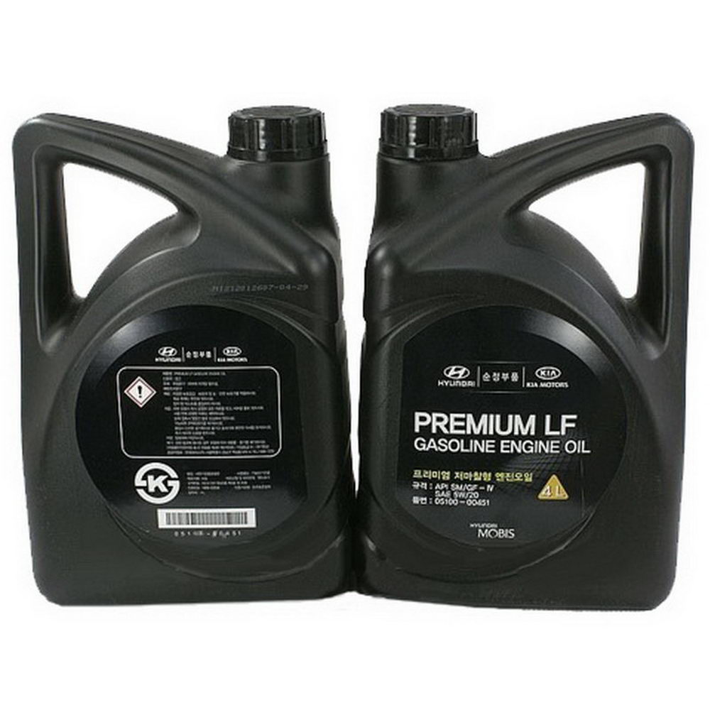 5w-20 Premium LF API SM/ gf-4, 4л (синт. мотор. масло) - Hyundai/Kia 05100-00451